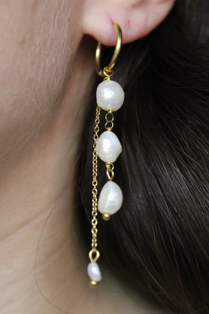 Boucles d'oreilles - Snowy